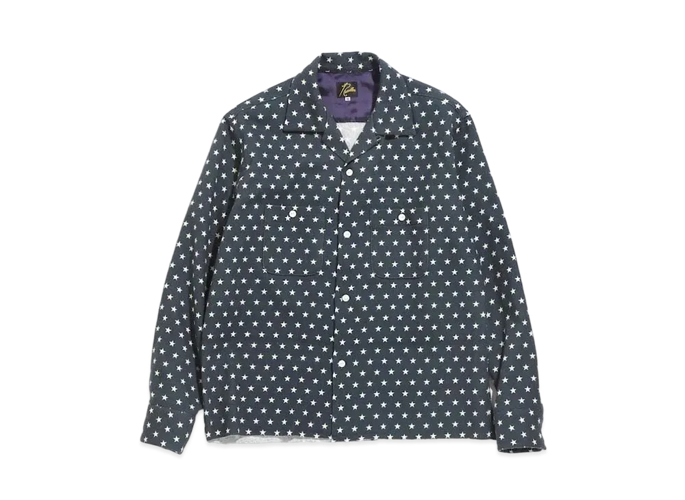 Needles C.O.B. ONE-UP SHIRT - W/N MELTON / PT. "Star"