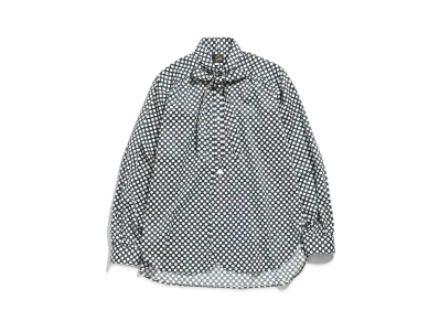 Needles ASCOT COLLAR EDW SHIRT - COTTON SATEEN / PT. "Polka Dot"