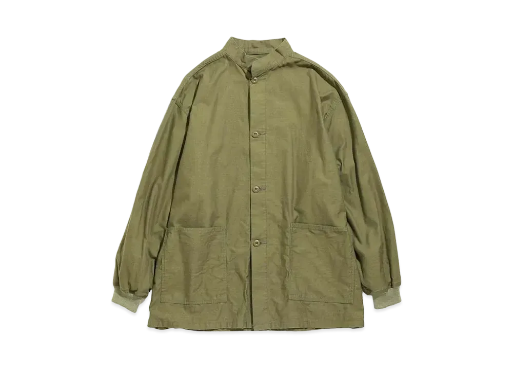 Needles S.C. ARMY SHIRT - BACK SATEEN "Olive"
