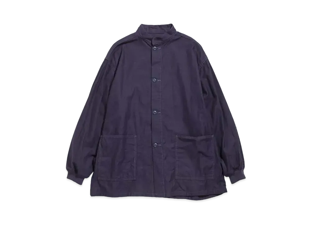 Needles S.C. ARMY SHIRT - BACK SATEEN "Navy"