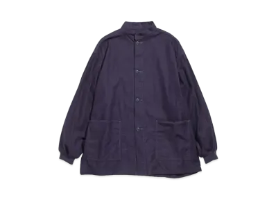 Needles S.C. ARMY SHIRT - BACK SATEEN "Navy"
