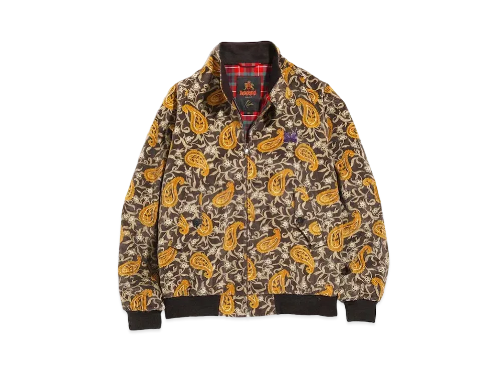 Needles X BARACUTA - G9 - C/PU 8W CORDUROY / PAISLEY PT. "Brown"