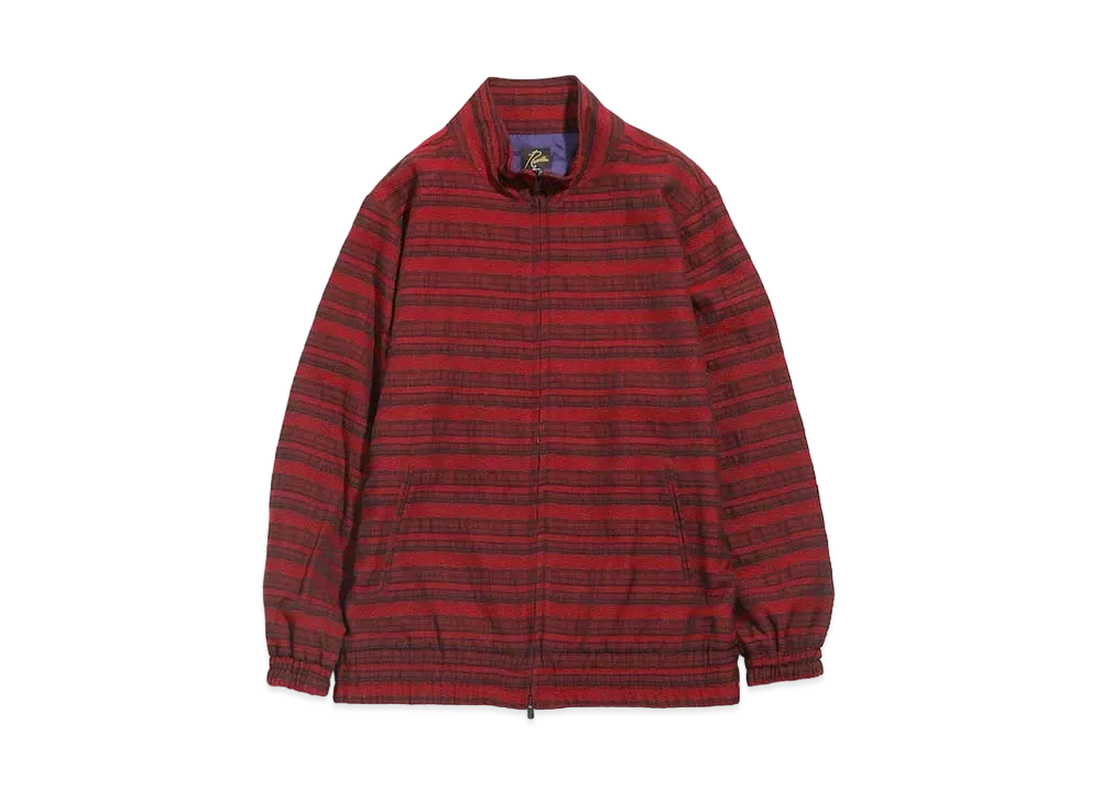 Needles W.U. JACKET - WOOL STRIPE JQ. "Red"