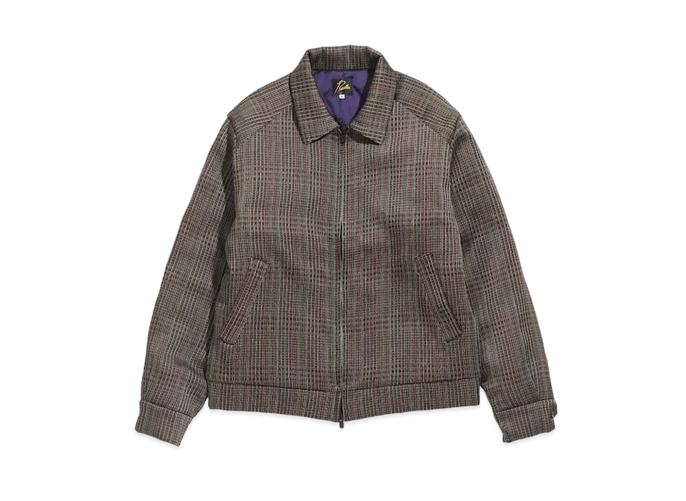Needles SPORT JACKET - PE/W/CU FANCY PLAID "Bordeux/Red/Yellow"