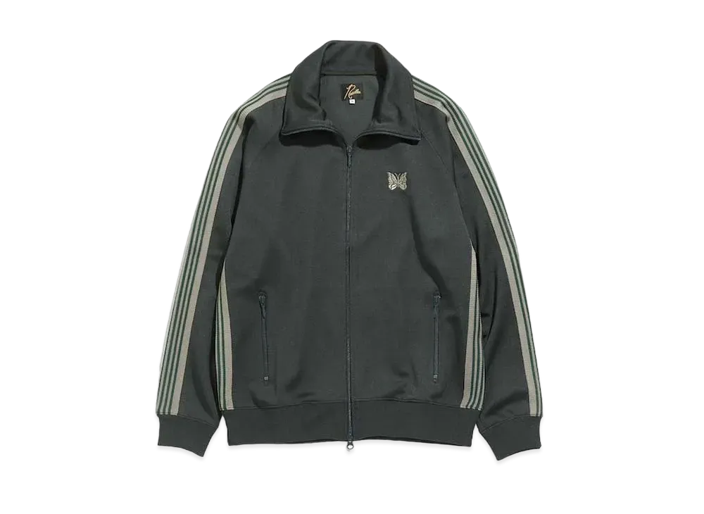 Needles TRACK JACKET - POLY SMOOTH "Dark Green"