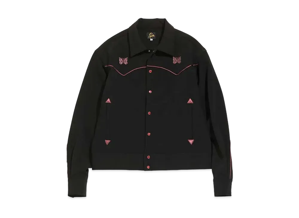 Needles PIPING COWBOY JAC - PE/PU DOUBLE CLOTH "Black"