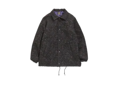 Needles COACH JACKET - R/PE/W/CU LEOPARD MOLE JQ. "Navy"