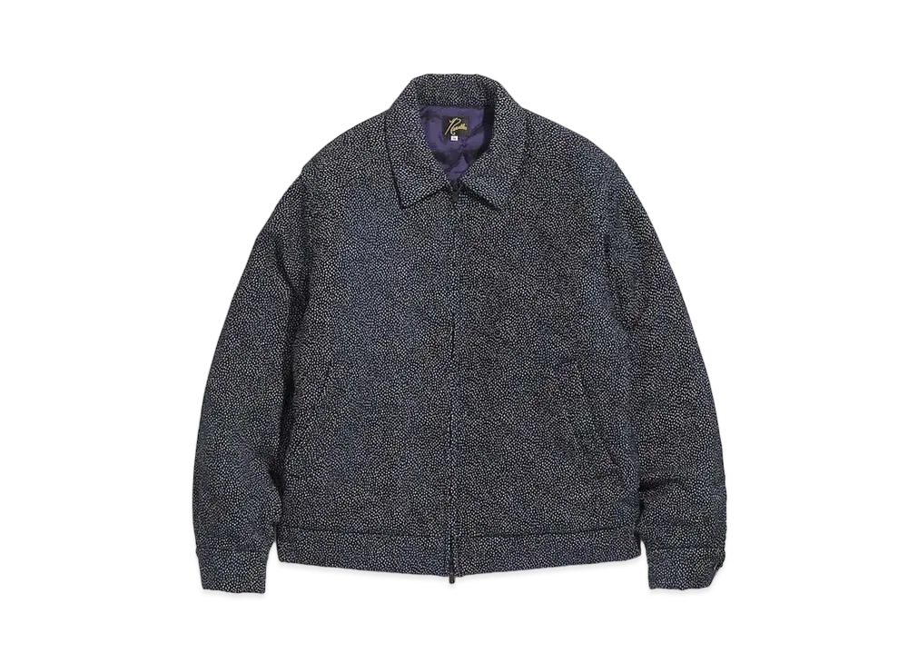 Needles SPORT JACKET - R/AC DOTS MOLE JQ. "Navy"