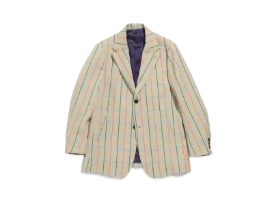 Needles 2B JACKET - WOOL GABARDINE / PT. "Plaid"