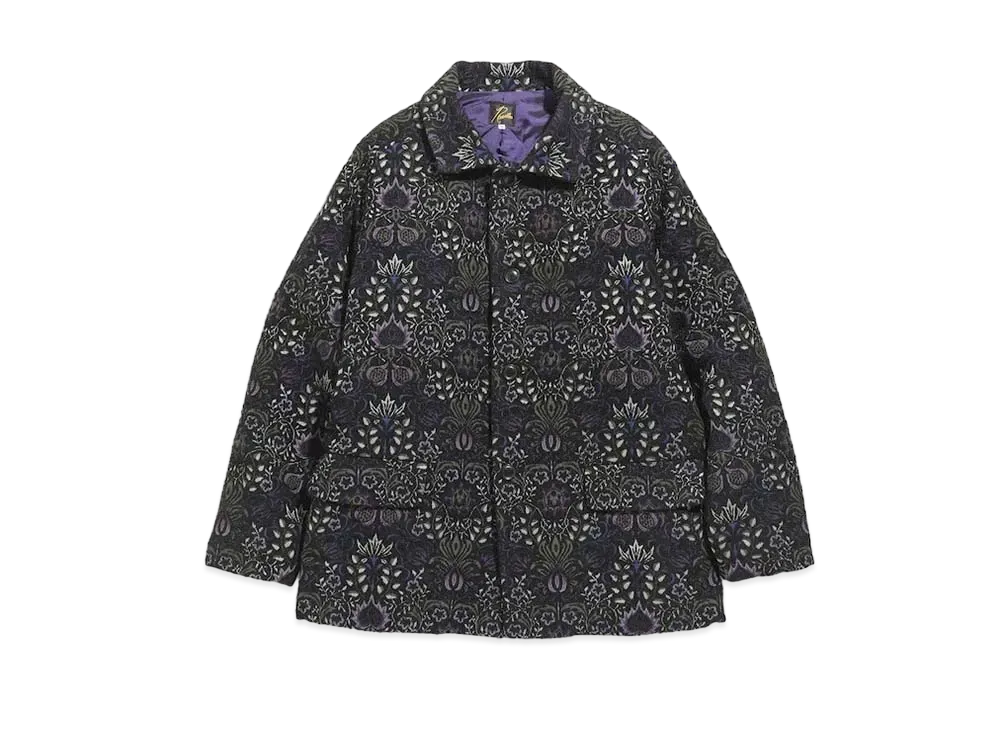 Needles CAR COAT - C/W/PE/N GOBELIN JQ. "Black"