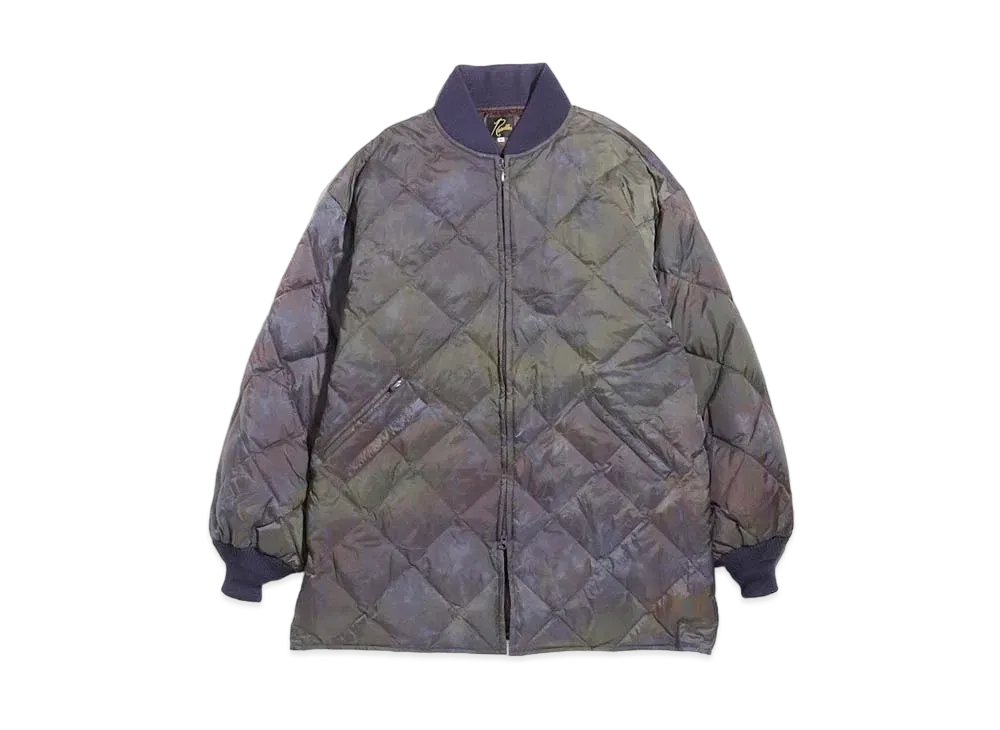 Needles R.C. DOWN SUR COAT - NYLON RIPSTOP / UNEVEN DYE "Egg Plant"