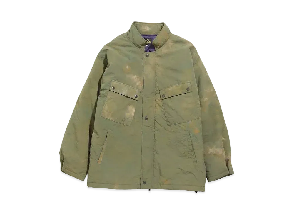 Needles C.P. JACKET - NYLON TUSSORE / UNEVEN DYE "Olive"