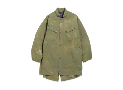 Needles C.P. COAT - NYLON TUSSORE / UNEVEN DYE "Olive"