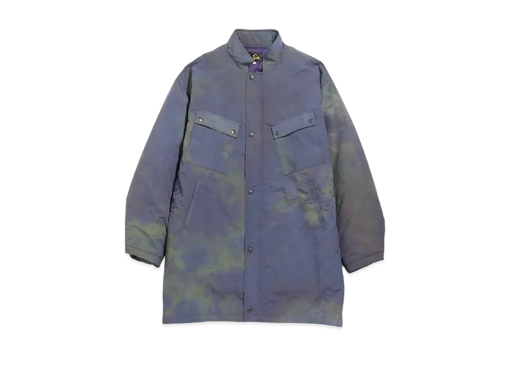 Needles C.P. COAT - NYLON TUSSORE / UNEVEN DYE "Egg Plant"