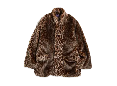 Needles S.C. CAR COAT - FAUX FUR "Brown"