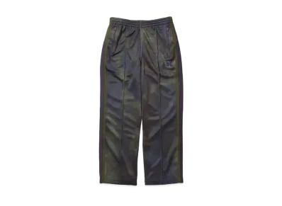 Needles TRACK PANT - POLY SMOOTH / UNEVEN-DYE PRINTED "Egg Plant"