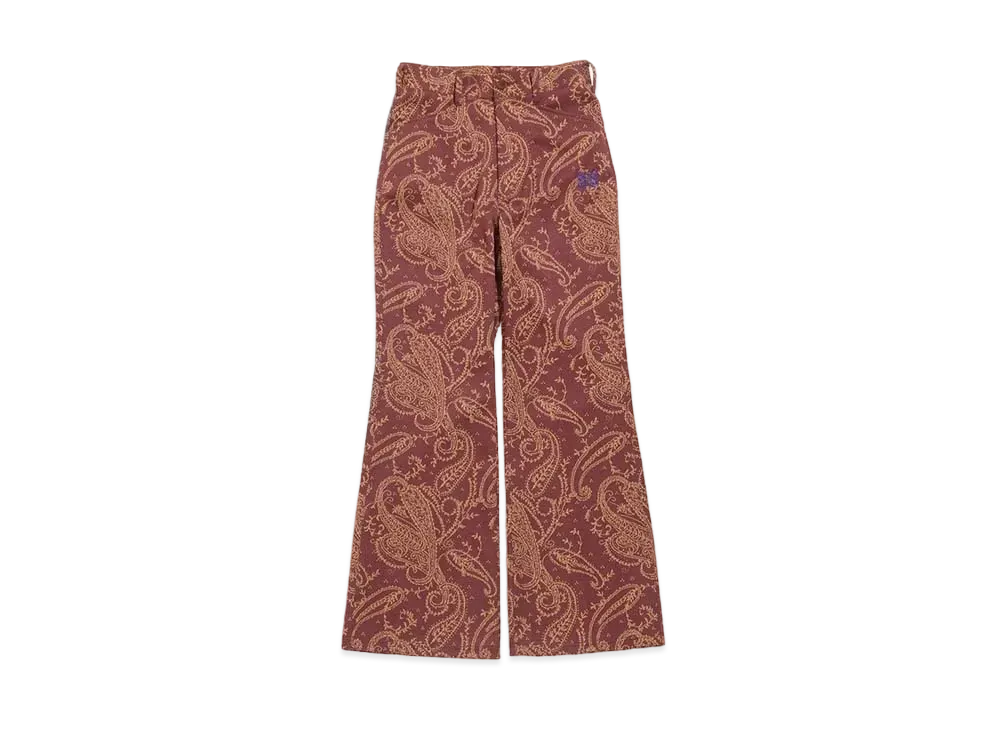 Needles FLARED STUDENT PANT - POLY JQ.(FOR WOMEN) "Paisley"