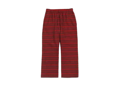 Needles STRING EASY PANT - WOOL STRIPE JQ. "Red"