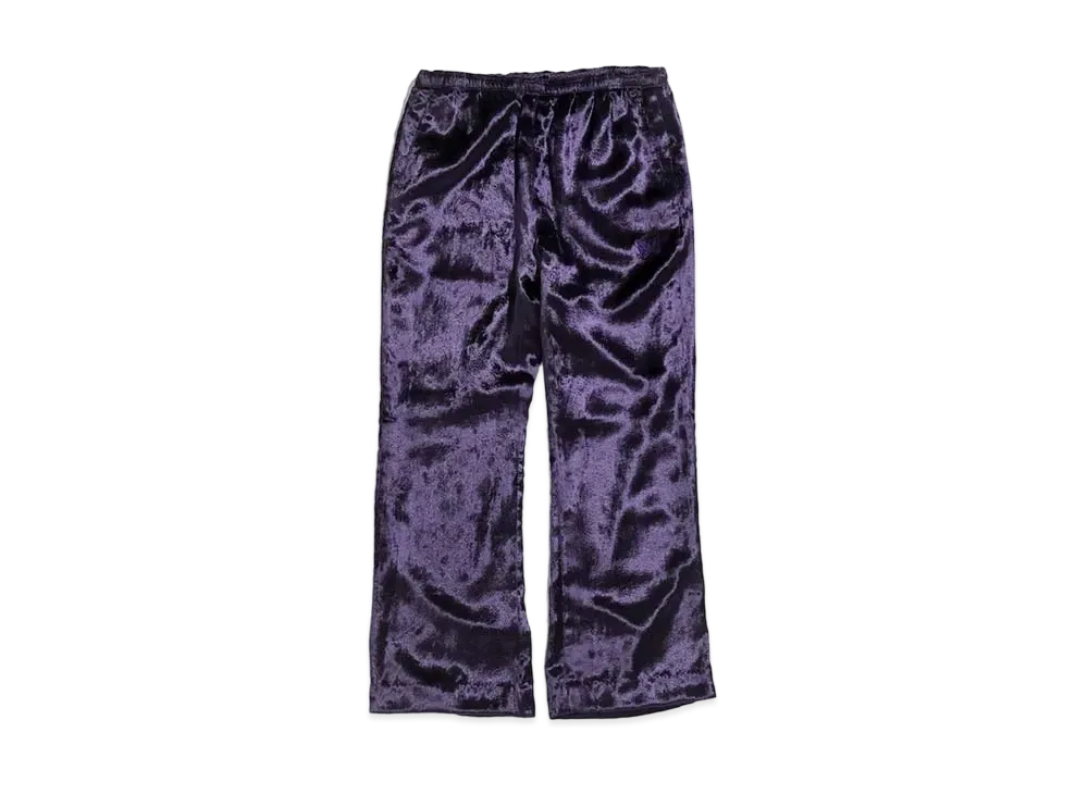 Needles W.U. BOOT-CUT PANT - POLISHER VELVET "Purple"