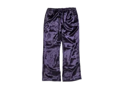 Needles W.U. BOOT-CUT PANT - POLISHER VELVET "Purple"