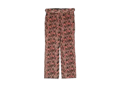 Needles SIDE TAB TROUSER - C/PU 8W CORDUROY / PAISLEY PT. "Black"