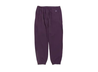 Needles ZIPPED SWEAT PANT - PE/C/PU FLEECE LINED JERSEY "Purple"