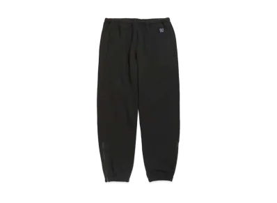 Needles ZIPPED SWEAT PANT - PE/C/PU FLEECE LINED JERSEY "Black"