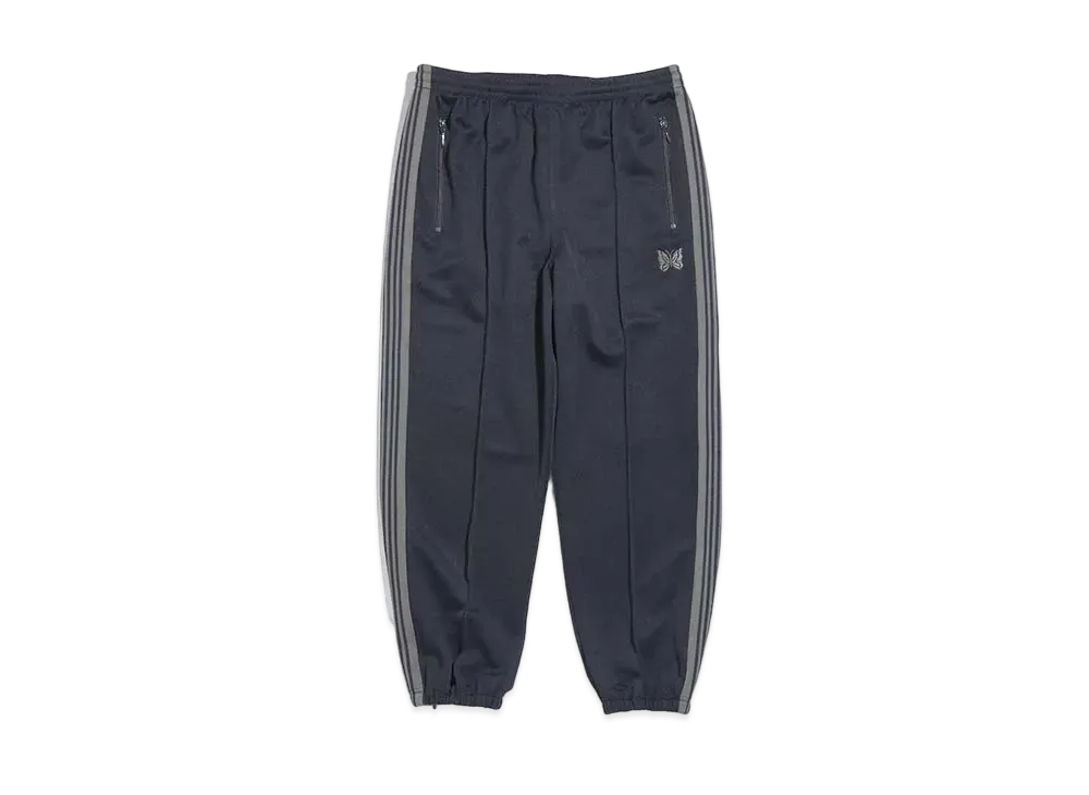 ニードルズ ジップド トラックパンツ - ポリ スムース "ネイビー"
