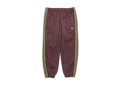 Needles ZIPPED TRACK PANT - POLY SMOOTH "Maroon"