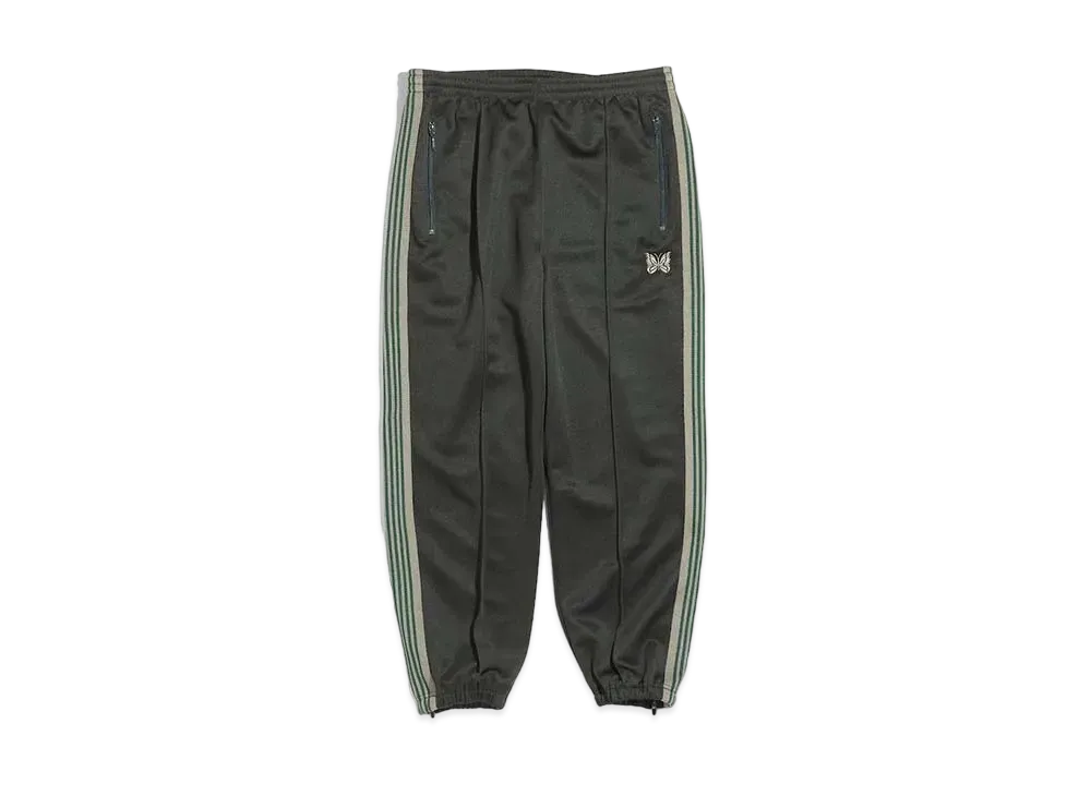 Needles ZIPPED TRACK PANT - POLY SMOOTH "Dark Green"