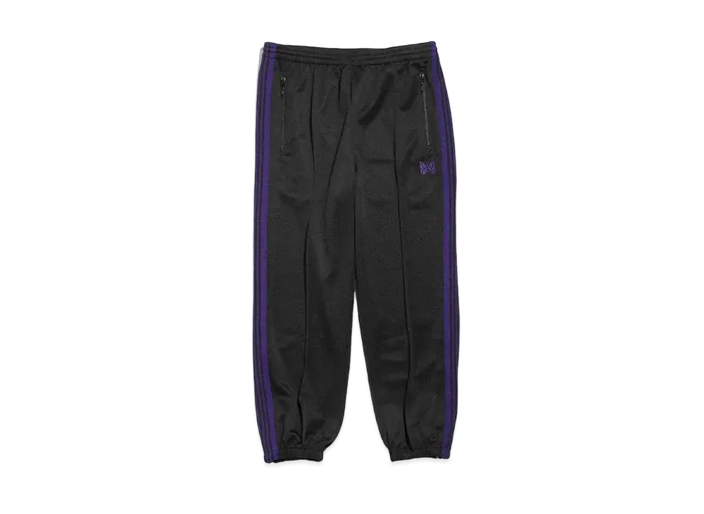 Needles ZIPPED TRACK PANT - POLY SMOOTH "Black"