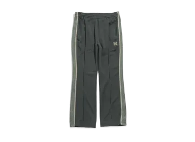 Needles BOOT-CUT TRACK PANT - POLY SMOOTH "Dark Green"