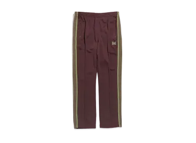 Needles NARROW TRACK PANT - POLY SMOOTH "Maroon"