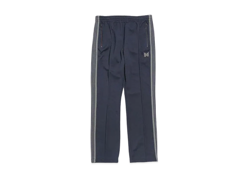 Needles NARROW TRACK PANT - POLY SMOOTH "Navy"