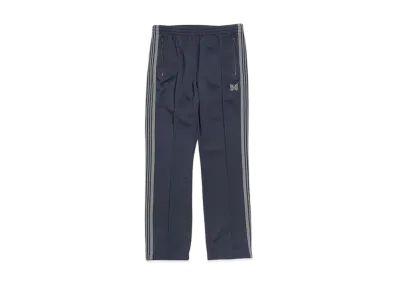 Needles NARROW TRACK PANT - POLY SMOOTH "Navy"