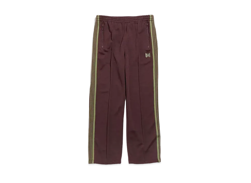 Needles TRACK PANT - POLY SMOOTH "Maroon"