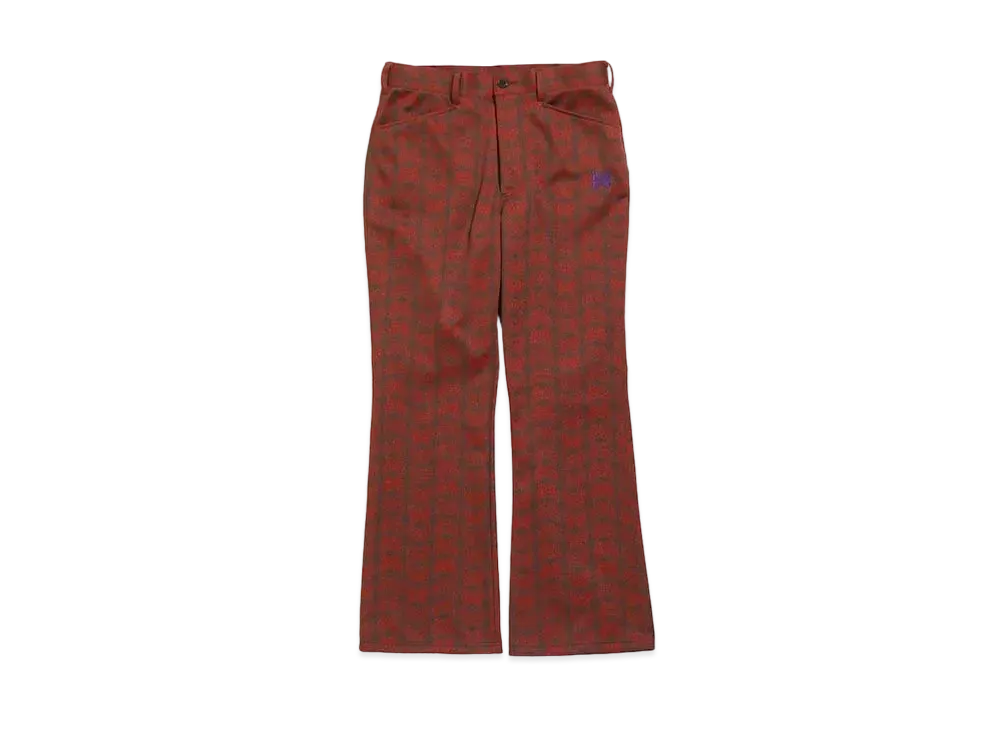 Needles BOOT-CUT STUDENT PANT - POLY JQ. "Papillon"