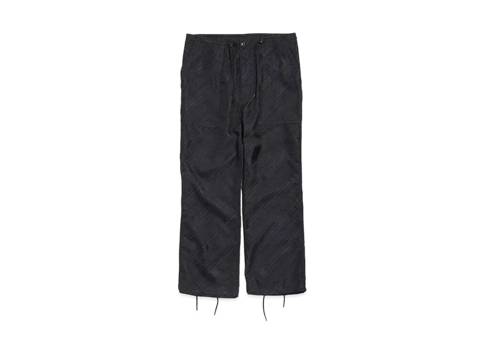 Needles STRING FATIGUE PANT - AC/PE KERSEY JQ. "Navy"