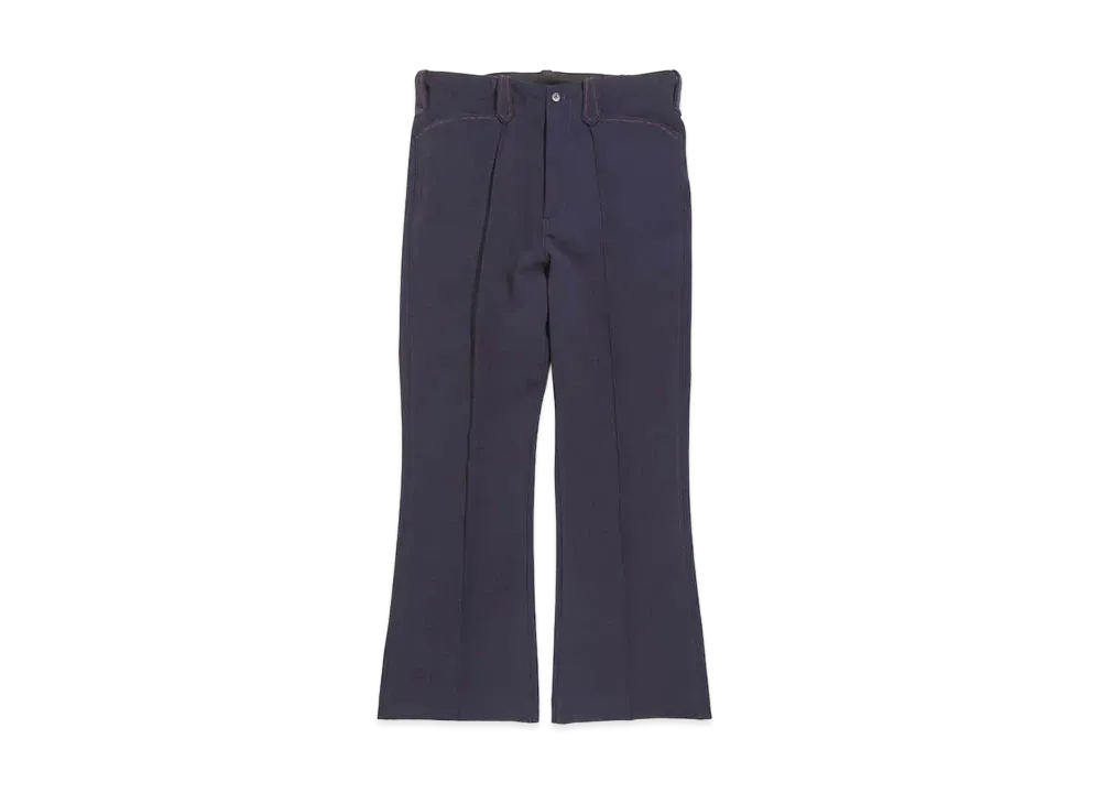 Needles WESTERN LEISURE PANT - PE/PU DOUBLE CLOTH "Navy"
