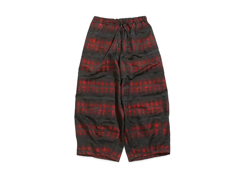 Needles H.D.P. PANT - PE/W OMBRE PLAID JQ. "Red"