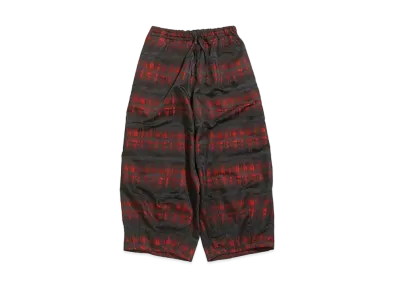 Needles H.D.P. PANT - PE/W OMBRE PLAID JQ. "Red"
