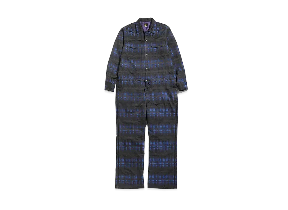 Needles ALL-IN-ONE - PE/W OMBRE PLAID JQ. "Blue"