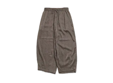 Needles H.D.P. PANT - PE/W/CU FANCY PLAID "Bordeux/Red/Yellow"