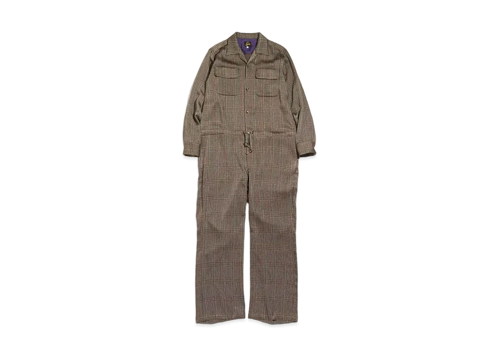 Needles ALL-IN-ONE - PE/W/CU FANCY PLAID "Bordeux/Red/Yellow"