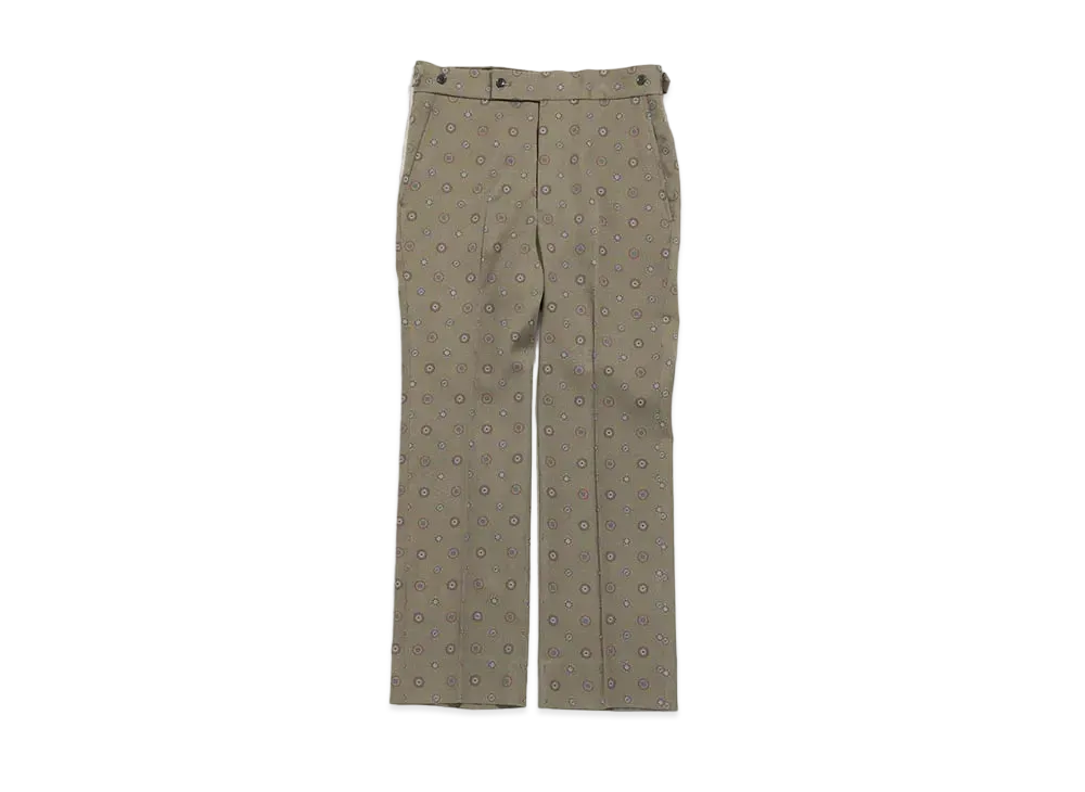Needles SIDE TAB TROUSER - WOOL GABARDINE / PT. "Fine Pattern"