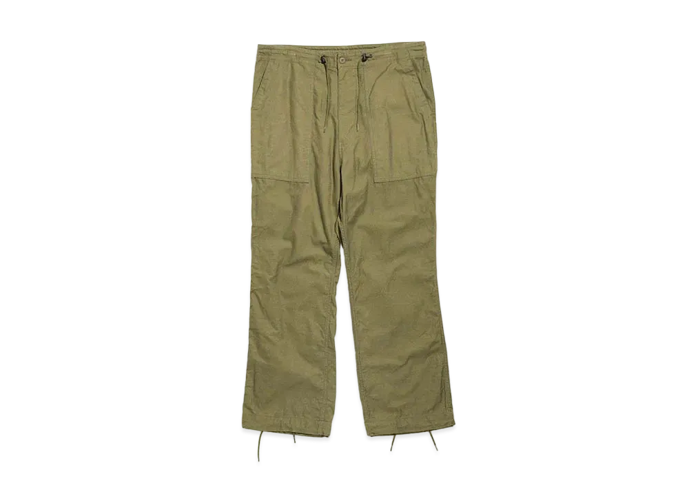 Needles STRING FATIGUE PANT - BACK SATEEN "Olive"