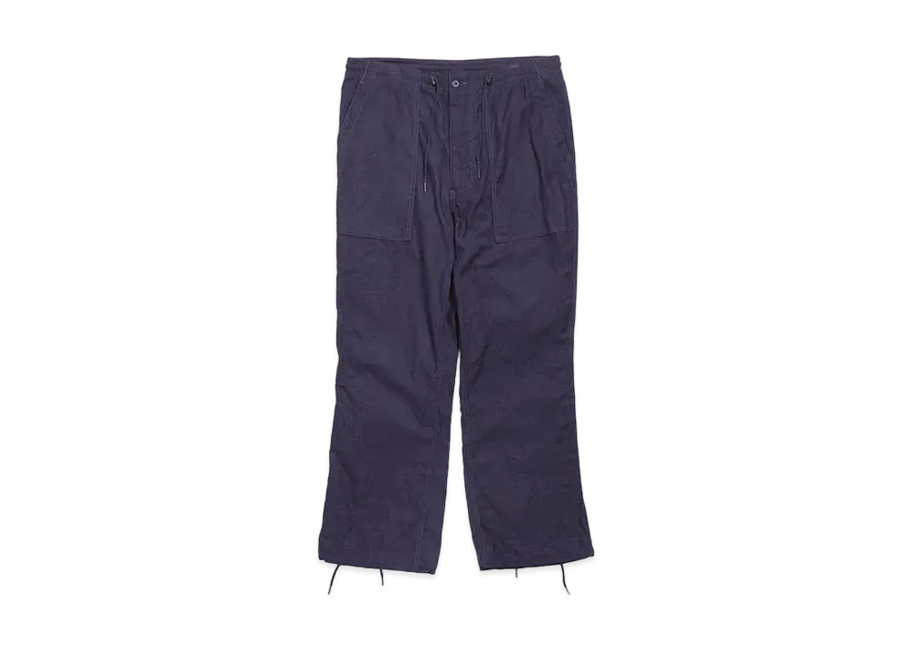 Needles STRING FATIGUE PANT - BACK SATEEN "Navy"