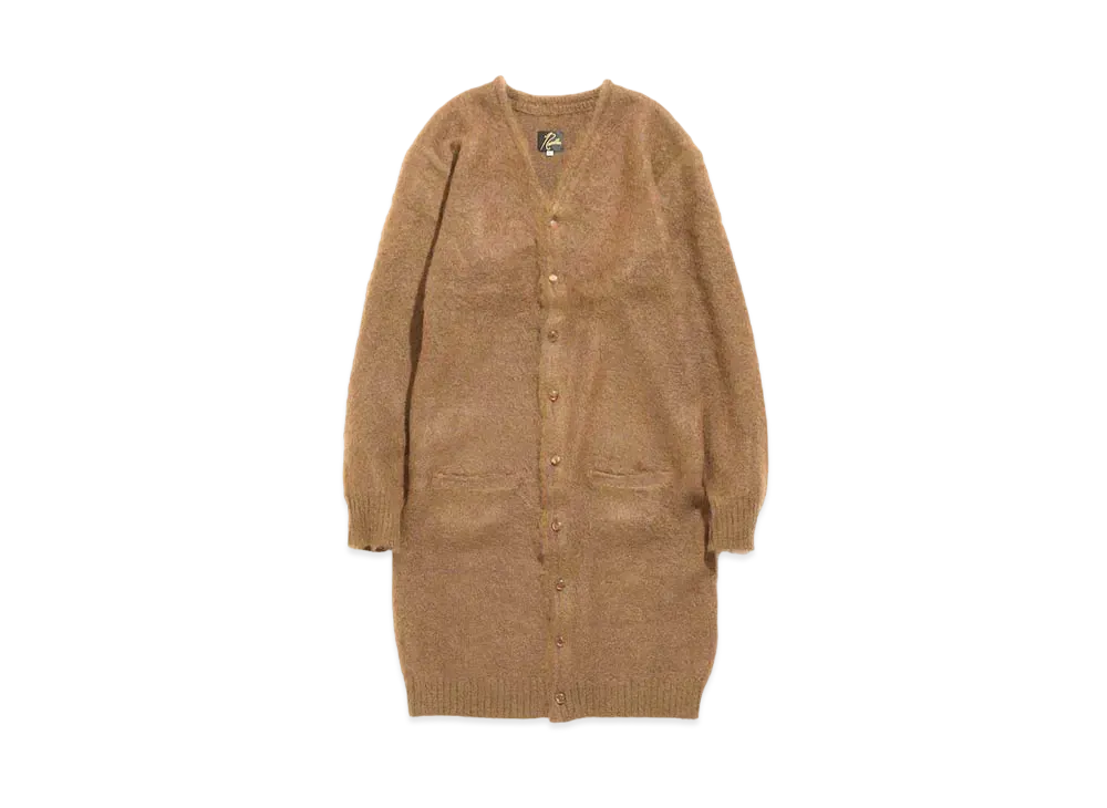 Needles MOHAIR LONG CARDIGAN - SOLID "Brown"