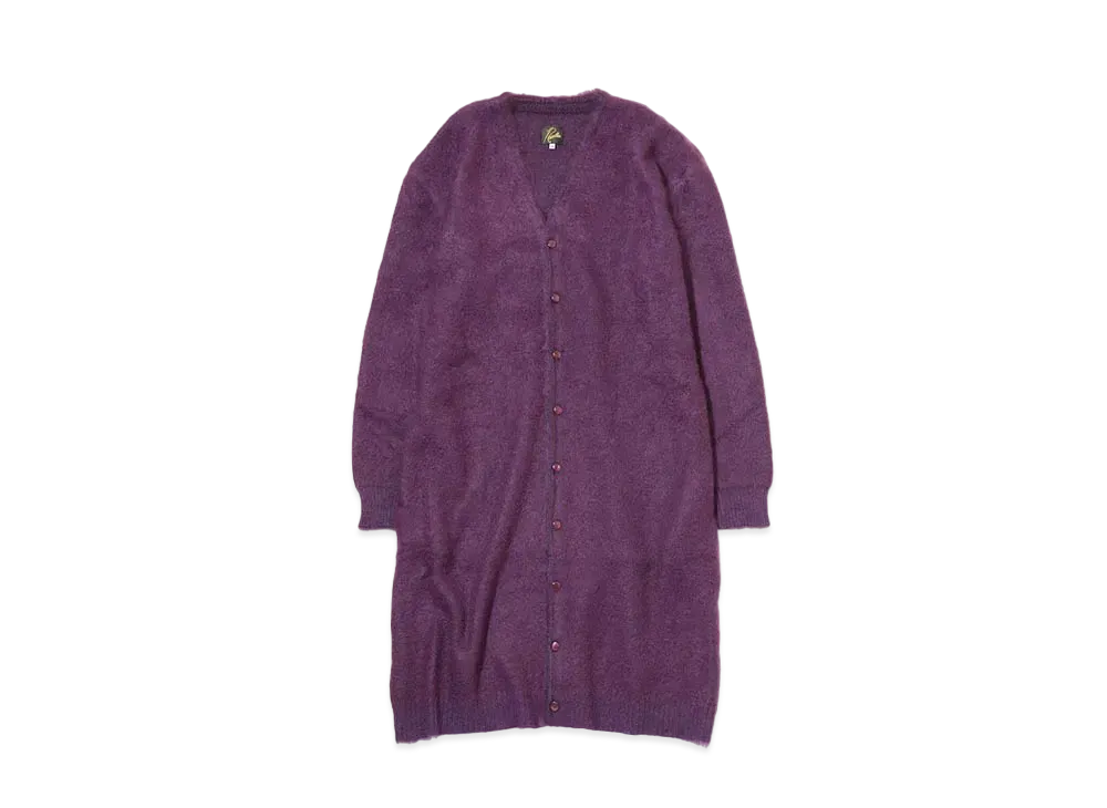 Needles MOHAIR LONG CARDIGAN - SOLID "Purple"