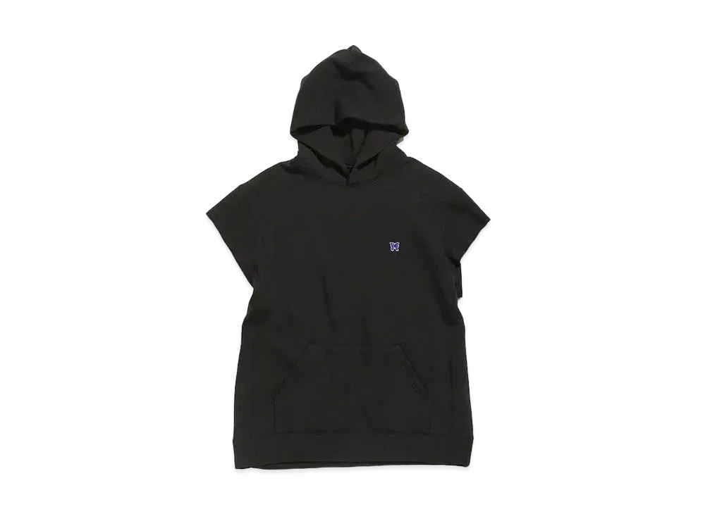 Needles C.O.S. HOODY - PE/C/PU FLEECE LINED JERSEY "Black"